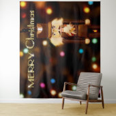 Notenkraker Bokeh Kerst Foto Booth Achtergrond Wandkleed (In situ)