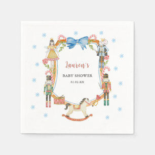 Notenkraker Christmas Baby shower Servet