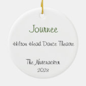 Notenkraker Fritz Keepsake Keramisch Ornament (Achterkant)