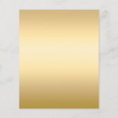 Notenkraker gouden kerstfeest uitnodiging (Achterkant)