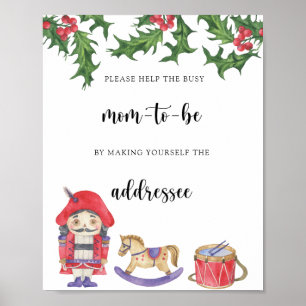 Notenkraker - Help het Drukke Mom-to-Be Poster