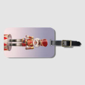 Notenkraker hond soldaat bagagelabel (Voorkant (horizontaal))