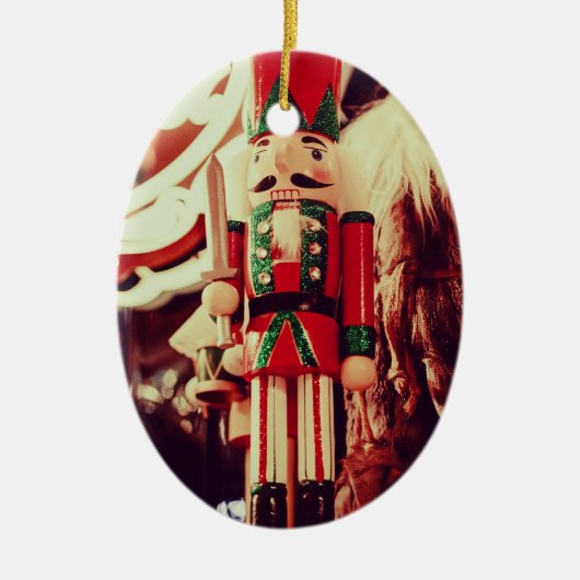 Notenkraker Keramisch Ornament (Voorkant)