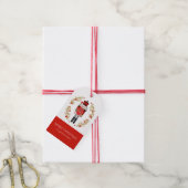 Notenkraker Kerst Gift Tags Cadeaulabel (Met Touw)
