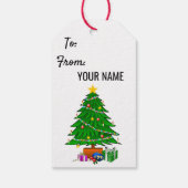Notenkraker Kerst personaliseren Gift Label Cadeaulabel (Achterkant)