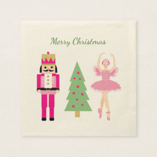 Notenkraker, kerstboom, Ballerina Servet