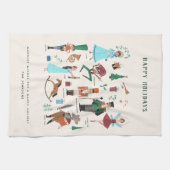 Notenkraker | Kerstfeestdag | Keukenhanddoek (Horizontaal)