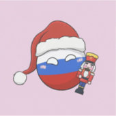 Notenkraker Kerstmis Rusland Tsjaikovski Ballet Sticker (Voorkant)