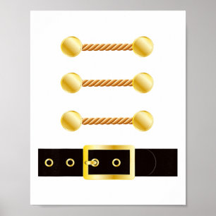 Notenkraker Kostuum Uniform Passend Soldaat Speelg Poster