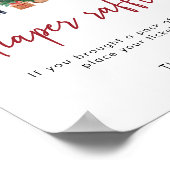 Notenkraker Luier Raffle teken Poster (Hoek)