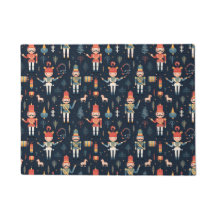 Notenkraker Marine Blauw Feestelijke Kerstmis