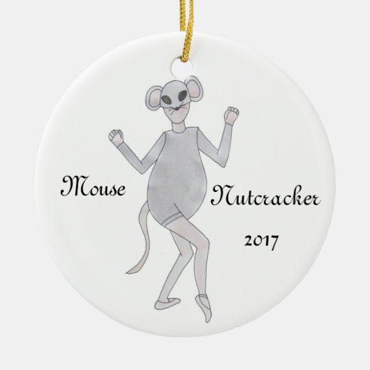 Notenkraker Muis Keepsake Premium Ornament (Voorkant)