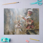 Notenkraker - olieverfstijl weefselpapier tissuepapier (Craft)