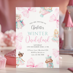 Notenkraker Onederland Meisje Eerste Verjaardag Kaart