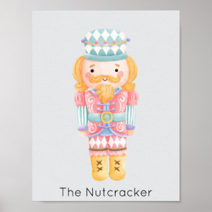 Notenkraker Pastel Christmas Poster