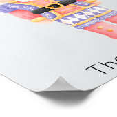 Notenkraker Pastel Christmas Poster (Hoek)