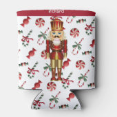 Notenkraker Personaliseer Naam Kerstmisgift Blikjeskoeler (Achterkant)