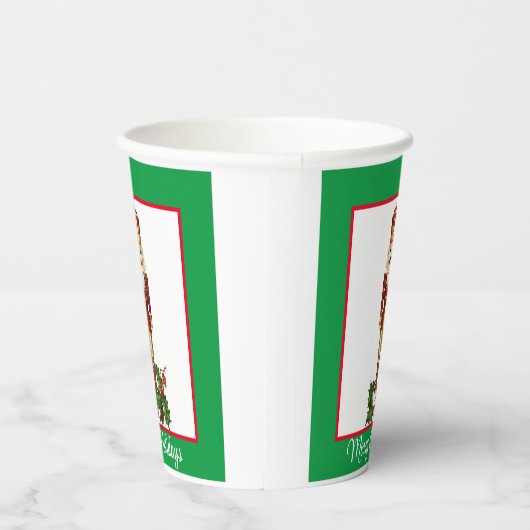 Notenkraker Personaliseer tekst x 2 Kerstmis Papieren Bekers (Rechts)