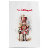 Notenkraker Red Magical Birthday Medium Cadeauzakje (Voorkant)