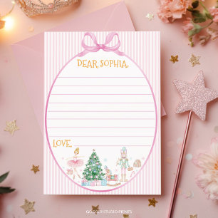 Notenkraker Roze Strik Verjaardag Tijd Capsule Kaa Bedankkaart