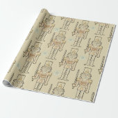 Notenkraker Sneeuwvlokken Cadeaupapier (Uitgerold)