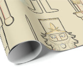 Notenkraker Sneeuwvlokken Cadeaupapier (Rol Hoek)
