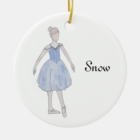Notenkraker Snow Keepsake Ornament (Voorkant)