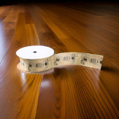 Notenkraker soldaat grijs perzik pastel lint