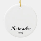 Notenkraker Soldier Keepsake Ornament (Achterkant)