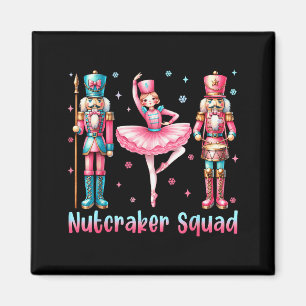 Notenkraker Squad Ballet Dans Prettig Kerstmis Vro Magneet