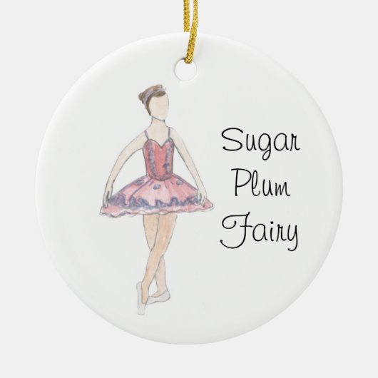 Notenkraker Sugar Plum Fairy Keepsake Ornament (Voorkant)