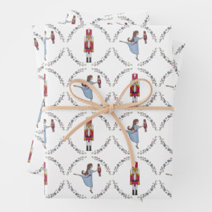 Notenkraker Suite Ballet Klassiek Kerstmis Inpakpapier Vel