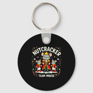 Notenkraker Team Muis Kerst Balet Cadeau Blij  Sleutelhanger