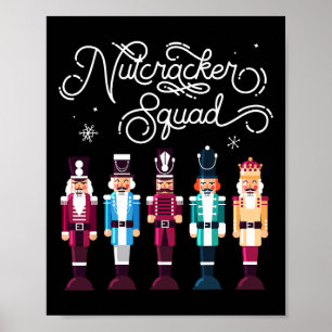 Notenkraker Team Vakantie Kerst Jongens Meisjes Vr Poster