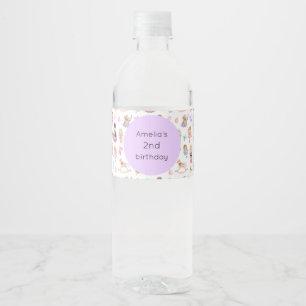 Notenkraker verjaardag waterfles etiket