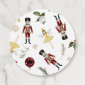 Notenkraker Verjaardagsfeest Dank u Bedankjes Labels (Achterkant)