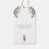 Notenkraker Vrolijk Kerstcadeau Labels Cadeaulabel (Achterkant)