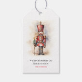 Notenkraker & Vrolijk Kerstfeest Cadeaulabel (Voorkant)