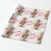  Notenkraker & Vrolijk Kerstfeest Cadeaupapier (Uitgerold)