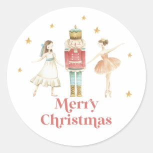 Notenkraker Winterballet Kerstmis Ronde Sticker