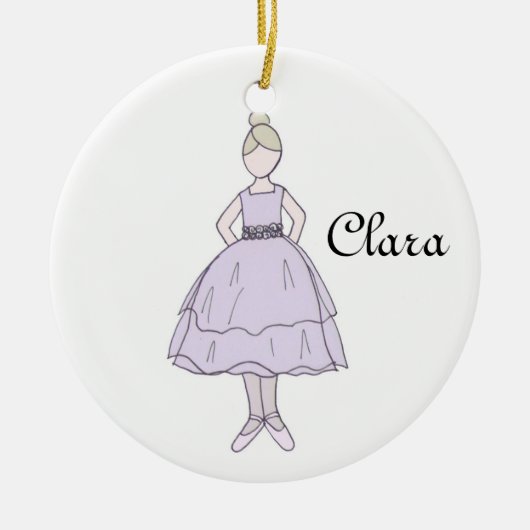Notenkrakerballet Clara Keepsake Ornament (Voorkant)