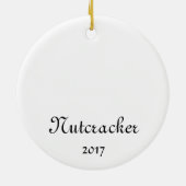 Notenkrakerballet Clara Keepsake Ornament (Achterkant)