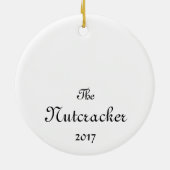 Notenkrakerballet Clara Keepsake Ornament (Achterkant)