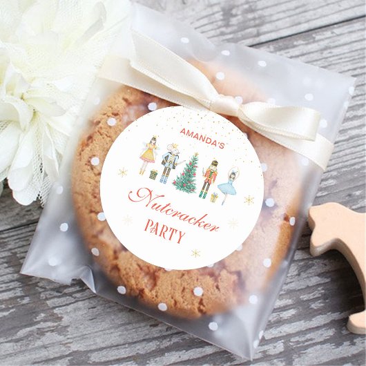 Notenkrakerfeest Ronde Sticker