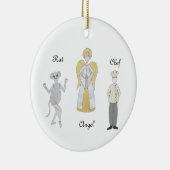 Notenkrakermuis/chef/engel Ornament (Rechts)