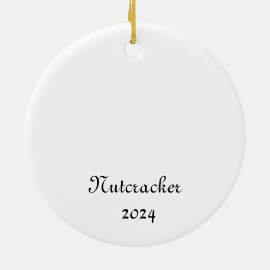 Notenkrakermuis/chef/engel Ornament (Achterkant)