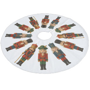 Notenkrakerparade kerstboomrok fleece kerstboom rok