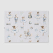 Notenkrakerpatroon Kerstmis Tissuepapier (Voorkant)