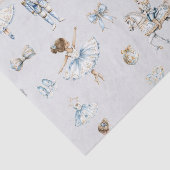 Notenkrakerpatroon Kerstmis Tissuepapier (Detail)