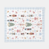 notenkrakersnoepdeken fleece deken (Voorkant (Horizontaal))